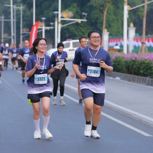 Race photo from KEMLU RUN 2026