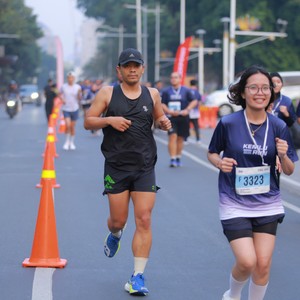 Race photo from KEMLU RUN 2026