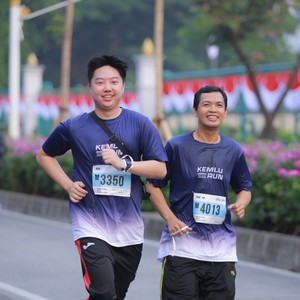 Race photo from KEMLU RUN 2026