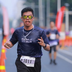 Race photo from KEMLU RUN 2026