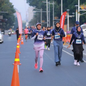 Race photo from KEMLU RUN 2026