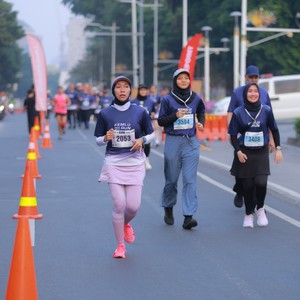 Race photo from KEMLU RUN 2026