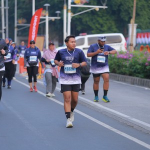 Race photo from KEMLU RUN 2026
