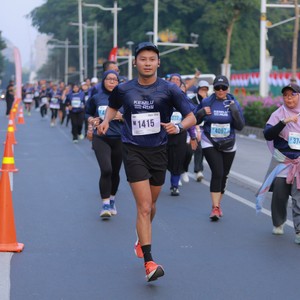 Race photo from KEMLU RUN 2026