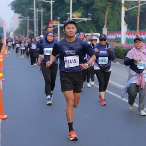 Race photo from KEMLU RUN 2026