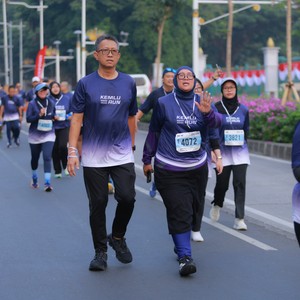 Race photo from KEMLU RUN 2026