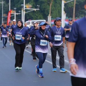 Race photo from KEMLU RUN 2026