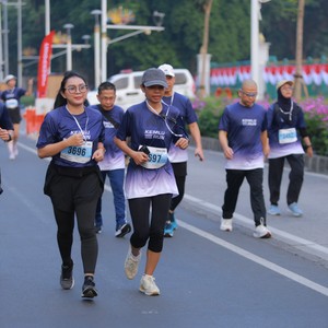 Race photo from KEMLU RUN 2026