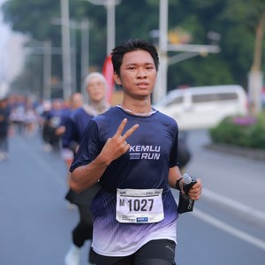 Race photo from KEMLU RUN 2026