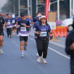 Race photo from KEMLU RUN 2026