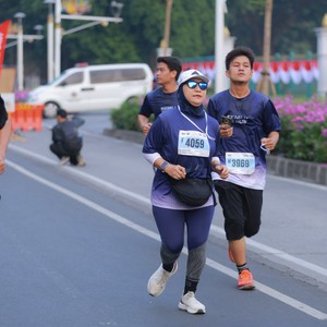 Race photo from KEMLU RUN 2026