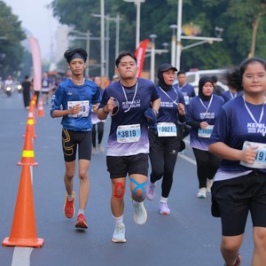 Race photo from KEMLU RUN 2026