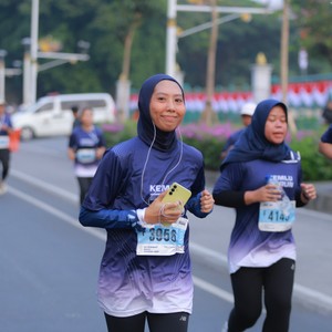 Race photo from KEMLU RUN 2026