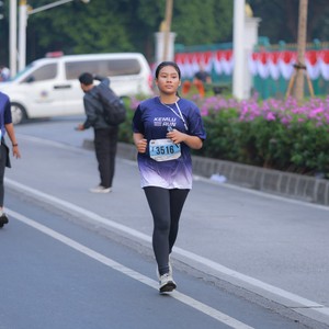 Race photo from KEMLU RUN 2026