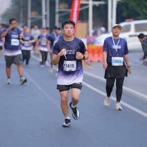 Race photo from KEMLU RUN 2026