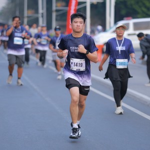 Race photo from KEMLU RUN 2026