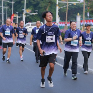Race photo from KEMLU RUN 2026