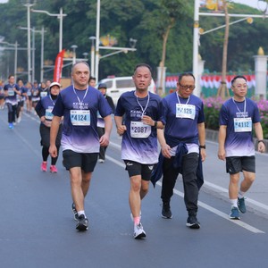 Race photo from KEMLU RUN 2026