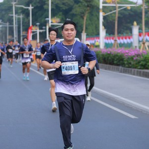 Race photo from KEMLU RUN 2026