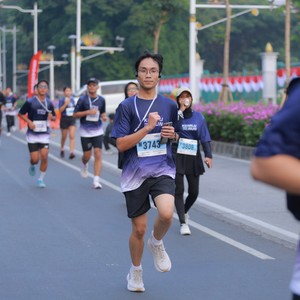 Race photo from KEMLU RUN 2026
