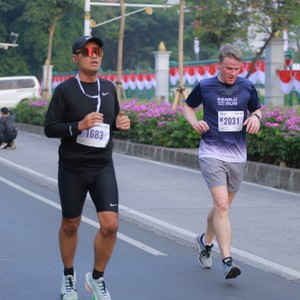 Race photo from KEMLU RUN 2026