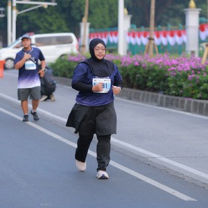 Race photo from KEMLU RUN 2026