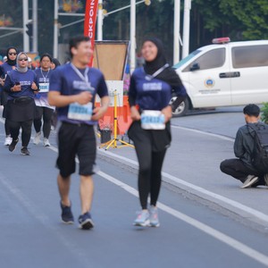 Race photo from KEMLU RUN 2026