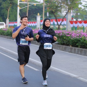 Race photo from KEMLU RUN 2026