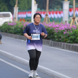 Race photo from KEMLU RUN 2026