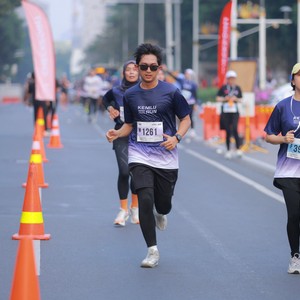 Race photo from KEMLU RUN 2026