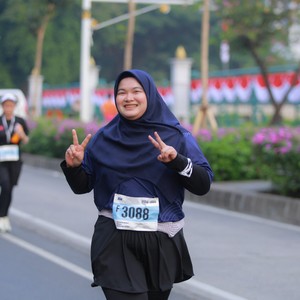 Race photo from KEMLU RUN 2026
