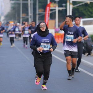 Race photo from KEMLU RUN 2026