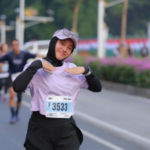 Race photo from KEMLU RUN 2026