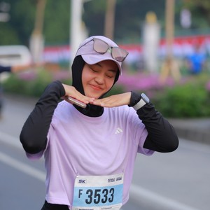 Race photo from KEMLU RUN 2026