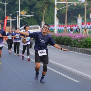 Race photo from KEMLU RUN 2026