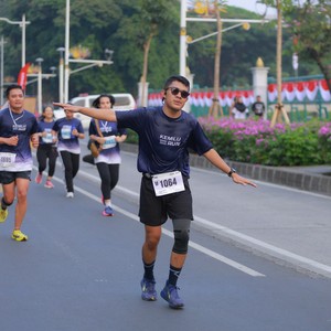Race photo from KEMLU RUN 2026