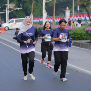 Race photo from KEMLU RUN 2026