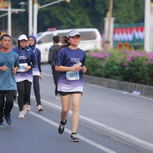 Race photo from KEMLU RUN 2026