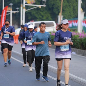 Race photo from KEMLU RUN 2026