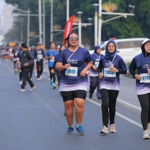 Race photo from KEMLU RUN 2026