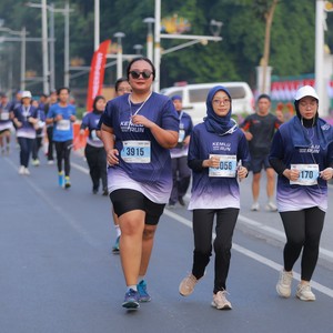 Race photo from KEMLU RUN 2026
