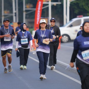 Race photo from KEMLU RUN 2026