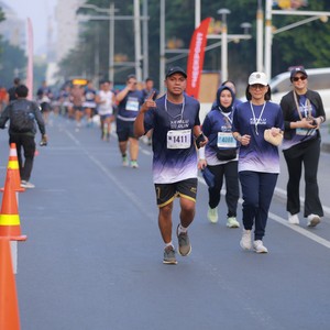 Race photo from KEMLU RUN 2026