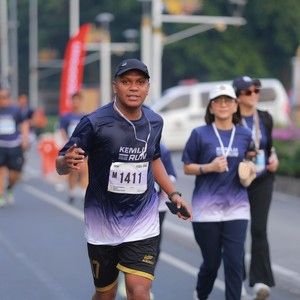 Race photo from KEMLU RUN 2026