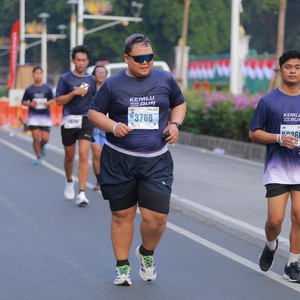 Race photo from KEMLU RUN 2026