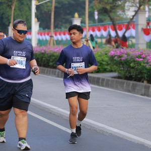 Race photo from KEMLU RUN 2026