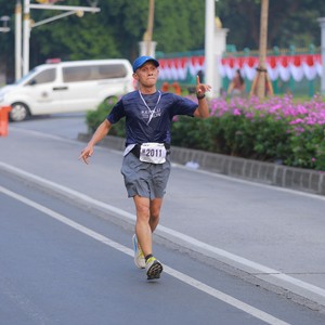Race photo from KEMLU RUN 2026