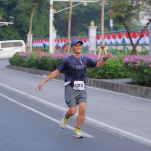 Race photo from KEMLU RUN 2026