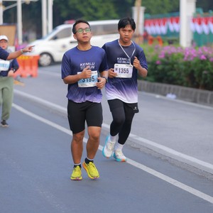 Race photo from KEMLU RUN 2026