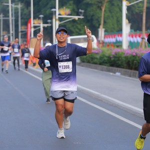 Race photo from KEMLU RUN 2026